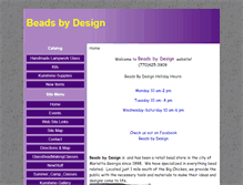 Tablet Screenshot of beadsbydesign.us